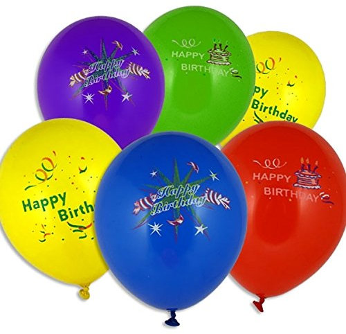 AMSCAN EUROPE 10 Ballon Happy Birthday 4003359460101