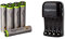 Amazon Basics High Capacity AAA Pre-Charged Rechargeable Batteries 850 mAh / minimum: 800 mAh [Pack of 8] - Outer Jacket May Vary & Ni-MH AA & AAA Battery Charger With USB Port