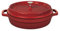 Masterpan Non-Stick Dutch Oven Casserole Dish with Lid 28cm / 3.8L, Induction Ready, Cast Aluminium, Oven & Dishwasher Safe, Red