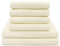 ZOLLNER Juego de Toallas de baño 6 Piezas, Beige, 100% algodón, 400g