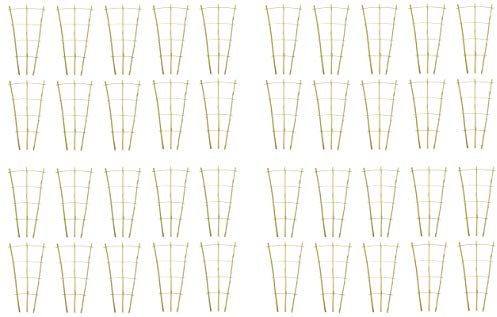 DARO DEKO Bambusrohr Rankgitter 32 x 60cm 40 Stück