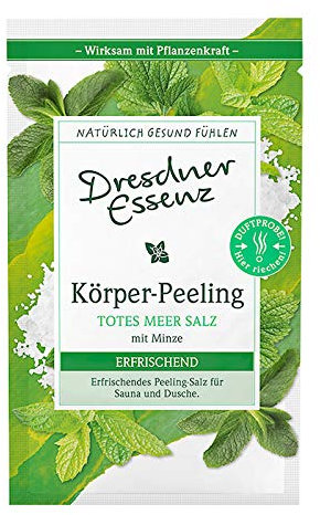 Dresdner Essenz Körper-Peeling Totes Meer Salz Minze 50 g Hautpeeling