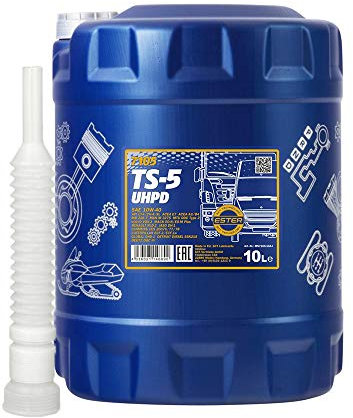 10l, MANNOL TS-5 10W-40 Schlepper LKW Boot VDS Öl + Ausgießer