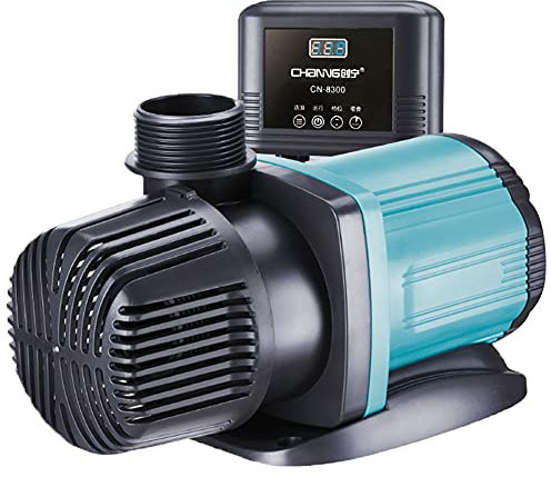 H&RB Aquarium Submersible Pump with controller Quiet Submersible, 10-Speed Adjustable Aquarium Frequency Conversion Water Pump for Marine or Freshwater Fish Tanks, Ponds, Fountains,150W