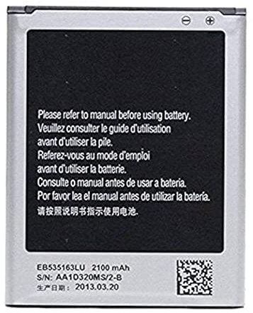 Audiosystem Batteria Compatibile con Samsung Galaxy Grand Neo i9060, i9082 Batteria Grand Neo Plus GT i9060i EB535163LU Cap. Originale 2100Mah