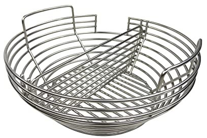 YNNI KAMADO TQKABC20 Aschekorb für Chipfeeder Grills, 50,8 cm Außendurchmesser, abnehmbarer Mittelteiler, Tritt-Aschekorb