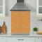 Premium 70 cm x 75 cm Orange Glass 6mm Kitchen Splashback Heat Resistant Toughened Polished Edges - Back Splash Back Coloured Hob Painted Tempered Splashback