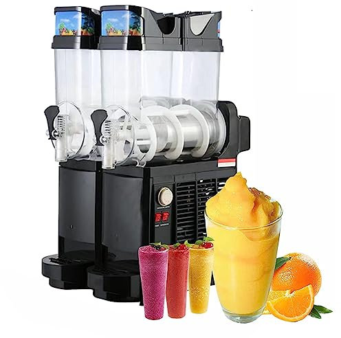 Macchine per Granite con Capacità di 30 Litri, Creatore di Frullati Completamente Automatico Un'operazione Chiave Frullatore per Tritaghiaccio 580 W di Potenza Bevanda Congelata Pulizia con Un Clic