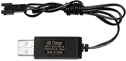 MISUVRSE Ladekabel USB Ladegerät NI Cd NI Akkus SM-2P Stecker Adapter Spielzeug Auto