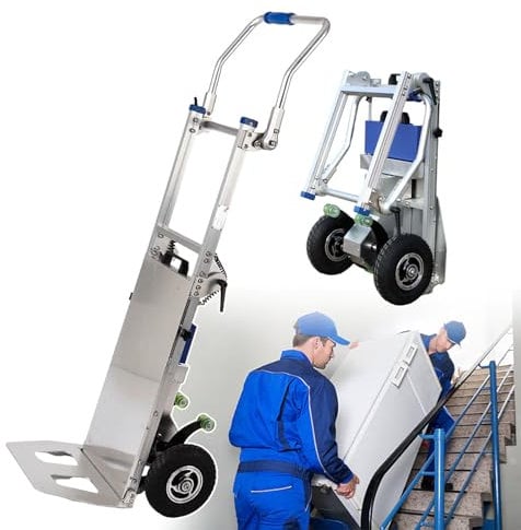 pealiritansemen Stair Climbing Hand Truck, Three-Fold Stair Climbing Trolley, Max Load Capacity 200kg, Suitable For Residential Buildings, Warehouses, Offices, Gardens