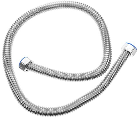 HONMEET Air Conditioner Corrugated Hose High Pressure Flexible Pipe for Outlet and Inlet for Systems and Boiler Water Supply