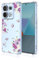 SEAHAI Coque pour Xiaomi Redmi Note 13 Pro 5G / Poco X6 5G, Ultra Mince Élégant en Silicone Souple Fleurs Colorés Housse Brillante Antichoc, Transparent TPU Gel Étui - Fleur de Chute