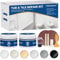 Tub and Fiberglass Shower Repair Kit White, 3.7oz Porcelain Tile Repair Kit, Porcelain Sink and Acrylic Bathtub Repair Kit for Cracks Chips Dents Holes Almond/Biscuit/Bone