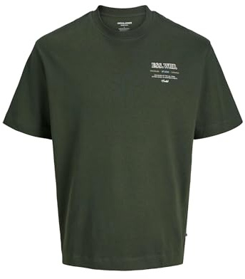 JACK & JONES Men's Jjeurban Edge Studio Tee Ss O-Neck Noos T-Shirt