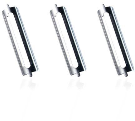BFUZXY Sparschäler Tupper,Flachkopf Schäler 5.6 cm,Kartoffelschäler und Gurkenschäler,Hochwertiger für Tupperware Schäler,Ideal für Gemüse und Obst,Ersatzklingen für Spargelschäler von Tupperware (3)