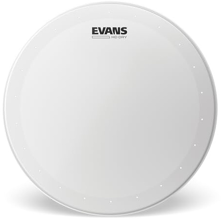 Evans HD Dry Coated Drum Head B08HDD 8 Inch | Evans HD Dry heads provide focused tone, controlled overtones, quick response and coated performance for studio and stage.