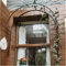 Jardin Arc Treillis pour Plantes grimpantes vignes de Rose Mur Mural Semi-Circulaire Arche de Rose métallique Jardin Arche pergola pergola pour Portes de fenêtre entrées