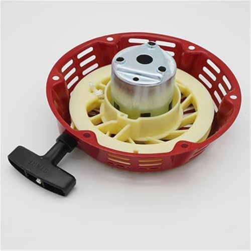 Yurefax Pull Recoil Starter Flansch Cup Set for GX340 GX390 11HP 13HP 188F Benzin Rasenmäher Motor Motor Ersatzteil Seilzugstarter mit Rückstoß
