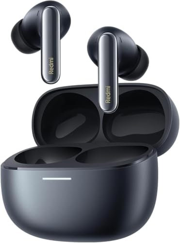 Xiaomi Redmi Buds 6 Pro | Auriculares Inalámbricos Bluetooth con Cancelación de Ruido | Cascos Inalámbricos con 36h de Duración | Headphones con Triple Micrófono | Audífonos Negros