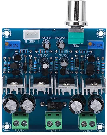 CHICIRIS Class A Analog Circuit Power Amplifier Board Professional Audio Module for Active Speakers Green DC24V2A