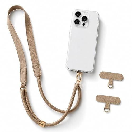 SINAYREK Handykette zum Umhängen, Universal Handyband Verstellbar, Crossbody Phone Lanyard für Handyhülle, Handy Umhängeband Schlüsselband