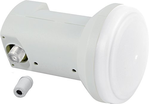 Telestar SKYSingle LNB (40mm,0,3dB,Full HD,HDTV,3D,4K, geeignet zum Anschluss von 1 Receiver) beige
