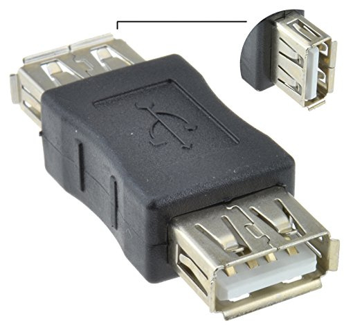 kenable USB 2.0 Coupler A Socket Female To Female Adapter Joiner - Join 2 USB Cables