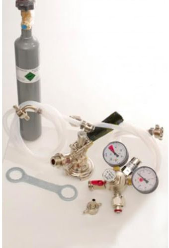 Zubehörpaket 1 mit Köpi Fitting, 7mm Bierschlauch und 0,5 kg CO2 Flasche