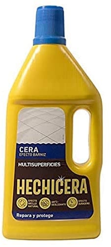 Hechicera Cera Efecto Barniz Multisuperficies para Todo Tipo de Suelos Duros de Terrazo - 750 ml