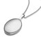 Medaillon oval zum Öffnen für Bilder Silber 925 | Kette Damen Medallion mit Bild | Foto Amulett Anhänger antik Vintage | Halskette Herzkette mit Gravur
