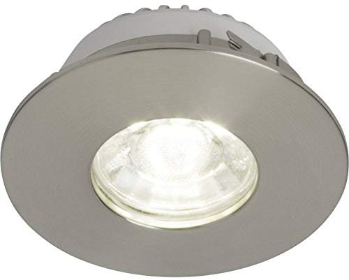 BRILLIANT Lampe Nodus LED Einbauleuchte fest eisen/kaltweiß | 1x 4W LED integriert (SMD), (380lm, 4000K) | Skala A++ bis E | IP-Schutzart: 44 - spritzwassergeschützt