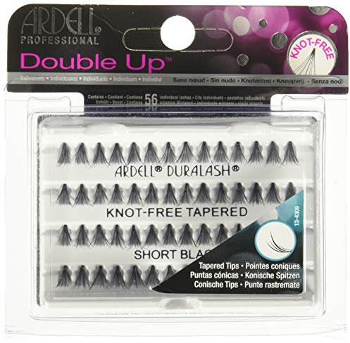 ARDELL Double Up Soft Touch Knot-Free Eye Lashes, Short, Black