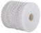 25M / Roll Cotton Line Perlen, elegante Double Cotton Line Nachahmung halbe Runde Perlen Perlen Kette Garland für Hochzeit Dekoration(weiß)