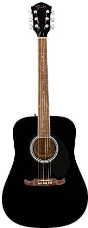 Fender FA-125 Dreadnought, Walnut Fingerboard, Black