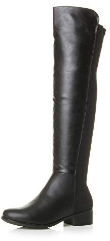 AJVANI low heel stretch elastic over the knee riding boots size 3 36