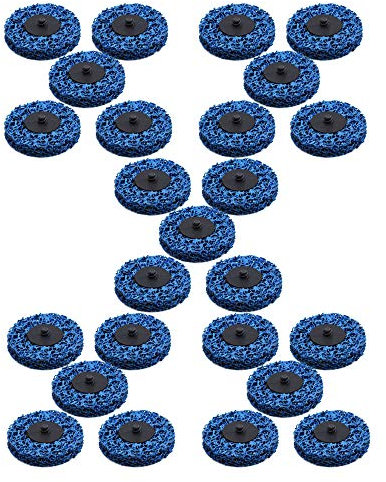 25 Pack 3 Quick Change Easy Strip & Clean Discs for Paint Rust