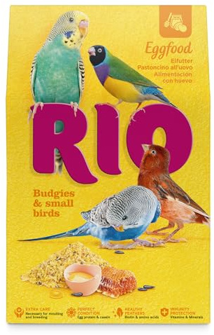 RIO Eifutter für Wellensittiche und andere kleine Vögel, 1er Pack (1 x 250 g)