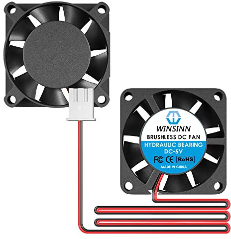 WINSINN Mini 25mm Fan 5V Hydraulic Bearing Brushless 2507 25x7mm - High Speed (Pack of 4Pcs)