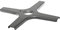 K&H Croce a gas, attacco a gas, 140 mm, opaco, EKS140