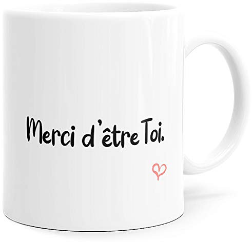 Mug Humour Amour Tasse Message drôle. Idée Cadeau Original Amis Couple Amoureux Collègue Frère Sœur Mari Femme Fiancés pour Anniversaire St Valentin Noël. Mugs le Sourire dès le Réveil 320ml