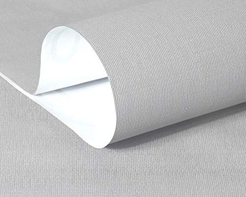 10 m x 60 cm Tapeten einfarbig Uni Pastellfarben hellgrau 3000-S Art. 3112 selbstklebend Verschiedene Trendfarben Tapete Folie abwischbar