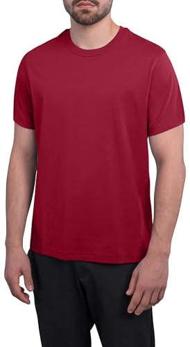 HRM Herren Luxury Roundneck Tee I Premium T-Shirt Herren Rundhalsausschnitt aus 100% Bio-Baumwolle I Basic T-Shirt bis 60°C waschbar I Hochwertige & nachhaltige Herren-Bekleidung