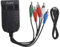 PUSOKEI 1080P HDMI to Component Converter, HDMI to YPBPR Cable Adapter HDMI to Video+R/L 1080P Component Audio Video Converter,