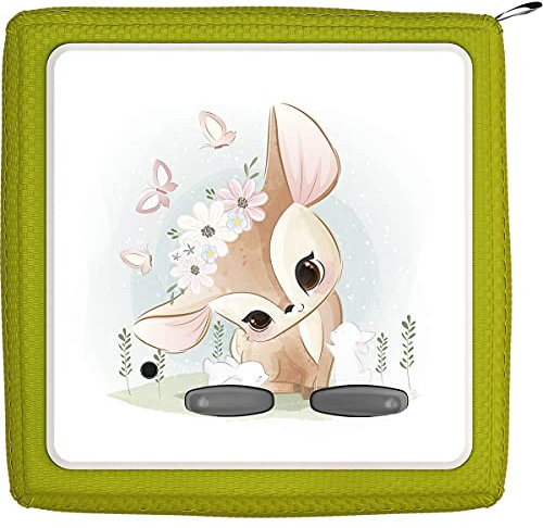 Larifee Film suitable for the Toniebox | Protective Film klebt | Sitzen mit Blumen und Schmetterlingen