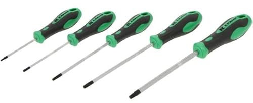 Serie cacciaviti Torx 5 pezzi in acciaio al Cromo - Molibdeno