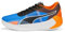 PUMA Fusion Nitro Team, Scarpe da Basket Unisex-Adulto, Bluemazing/Vibrant Orange, 38 EU