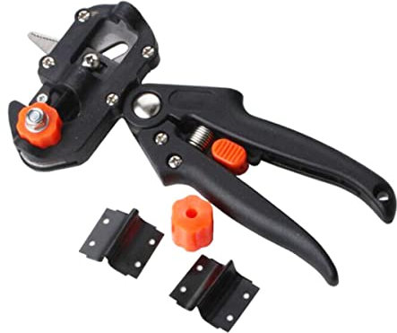 XNAUMAR Cesoie per vaccinazione Portatili Macchina per innesti Cesoie per potatura per Agricoltura Attrezzo da Giardino per innesti con 2 Lame per Esterni e Interni-D,Italia