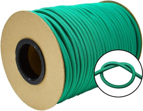Grün Expanderseil 4mm 20 Meter Spanngummi Planenseil Gummiseil Gummischnur Gummileine Spannseil Seil Plane