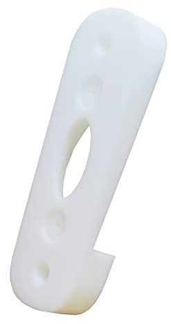 TEYOUYI Vinyl Siding Mount for Nest Hello Doorbell, Angle Mount Wedge for Google Nest Doorbell (Wired) (4 Standard Vinyl, Hardi board, Aluminum, Cedar)White