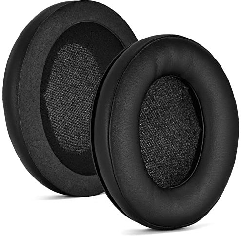 XBERSTAR Schwamm-Ohrpolster Ersatz für Kingston HyperX Cloud Revolver S Gaming Headset Atmungsaktive Headset Abdeckungen (Leder)